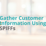 gather customer information with spiffs