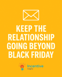 keep relationship going past black friday
