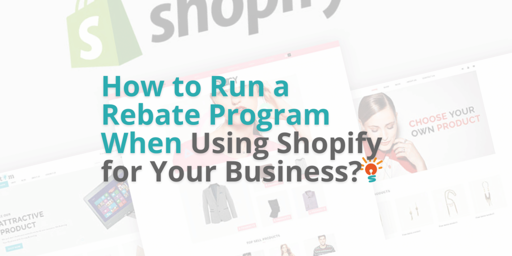 how to run a rebate on shopify