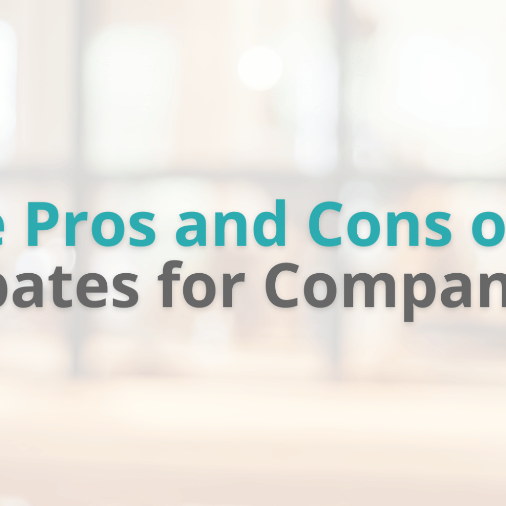 Pros and Cons of Rebates for Companies
